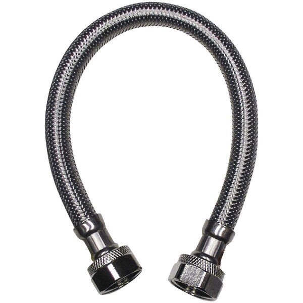 B & K 1/2 In. F X 1/2 In. F X 24 In. L Stainless Steel Faucet Connector 496-014 - main